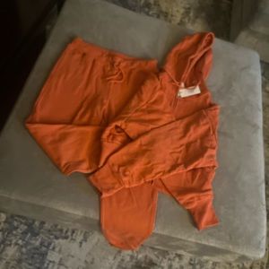 Two piece hoodie with pants